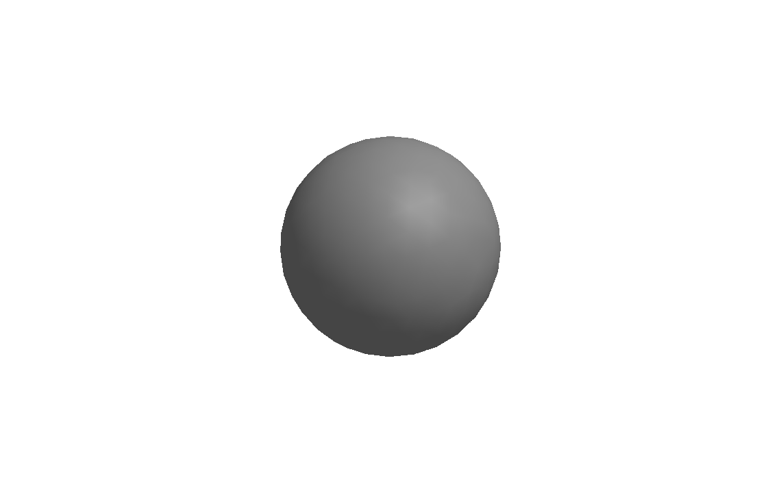 Sphere surface mesh.